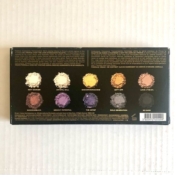 NIB Prince x Urban Decay Eyeshadow, U Got The Look (Limited Edition), Vegan - Picture 3 of 7